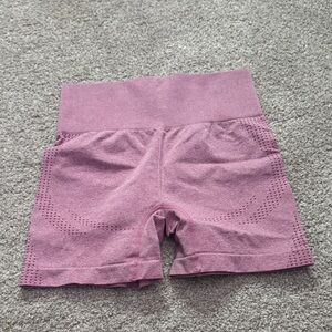 Women's Mauve Seamless Bike Shorts